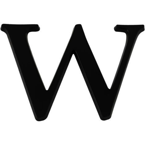 Lettre W Noire Hauteur 40mm - 4621555 (1/2)
