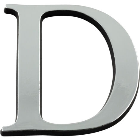 Lettre D Argent Hauteur 60mm - 4622965