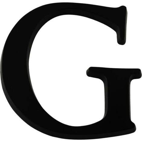 Lettre G Noire Hauteur 60mm - 4622590 (1/2)