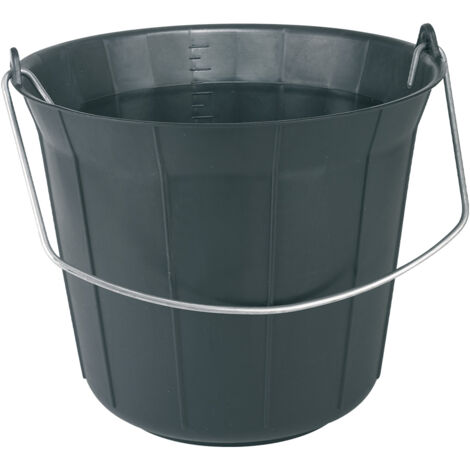 Novap – Seau de maçon 11L en polyoléfine – Graduations moulées pour dosage précis – Pour chantiers humides – 8000028 (1/2)