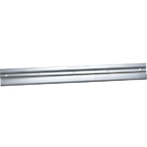 Novap – Barre murale en acier galvanisé 500 mm – Fixation murale pour bacs de 0,3 à 23 litres – Épaisseur 10/10° – 5010907