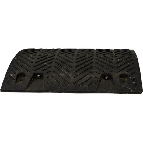 Module droit de ralentisseur - 500 x 430 mm - H 60 mm - Noir - NOVAP - 8003074