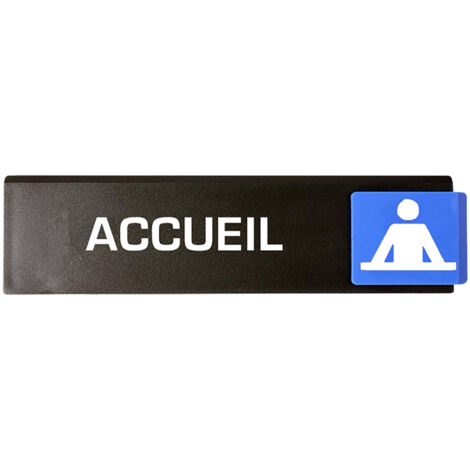 Plaque de porte Accueil - Europe Access 175x45mm - 4261348