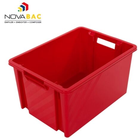 Boite de rangement Novabac 6L Rouge - 5201732 (1/3)