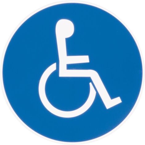 Panneau Handicapés (logo) - Rigide Ø300mm - 4060781