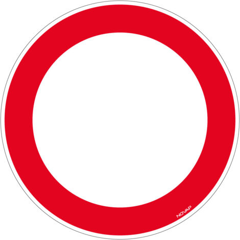 Panneau Interdiction - Rigide Ø300mm - 4061405