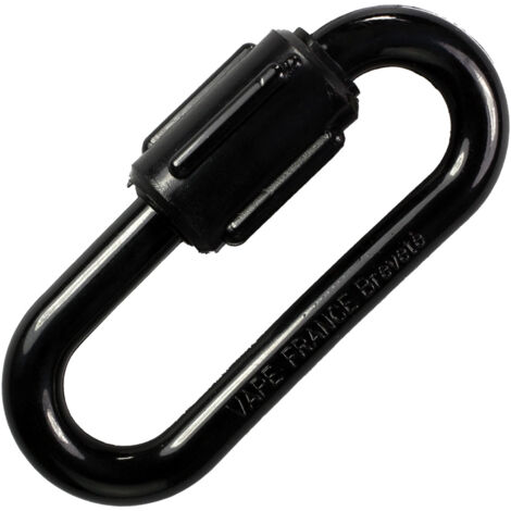 Maillon rapide PA Ø 10mm Noir - 1802216