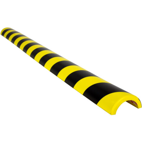 Amortisseur de chocs 1m - Demi-cercle pour tube Ø50mm - Jaune/Noir - 8002145 (1/5)