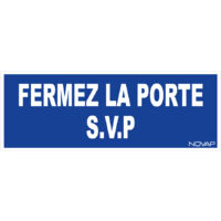 Panneau Fermez la porte SVP - Rigide Ø180mm - 4041797