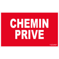 Panneau Chemin privé - Rigide 330x200mm - 4160986