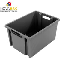 Boite de rangement Novabac 30L Gris Acier - 5201589