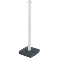 Poteau PVC Blanc sur socle à lester 4kg - 2001106