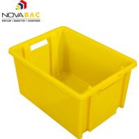 Boite de rangement Novabac 18L Jaune - 5201879