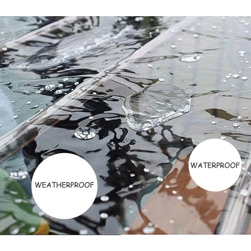 Bâche Transparente Avec Œillets,Bâche Transparente,Avec Œillets Et