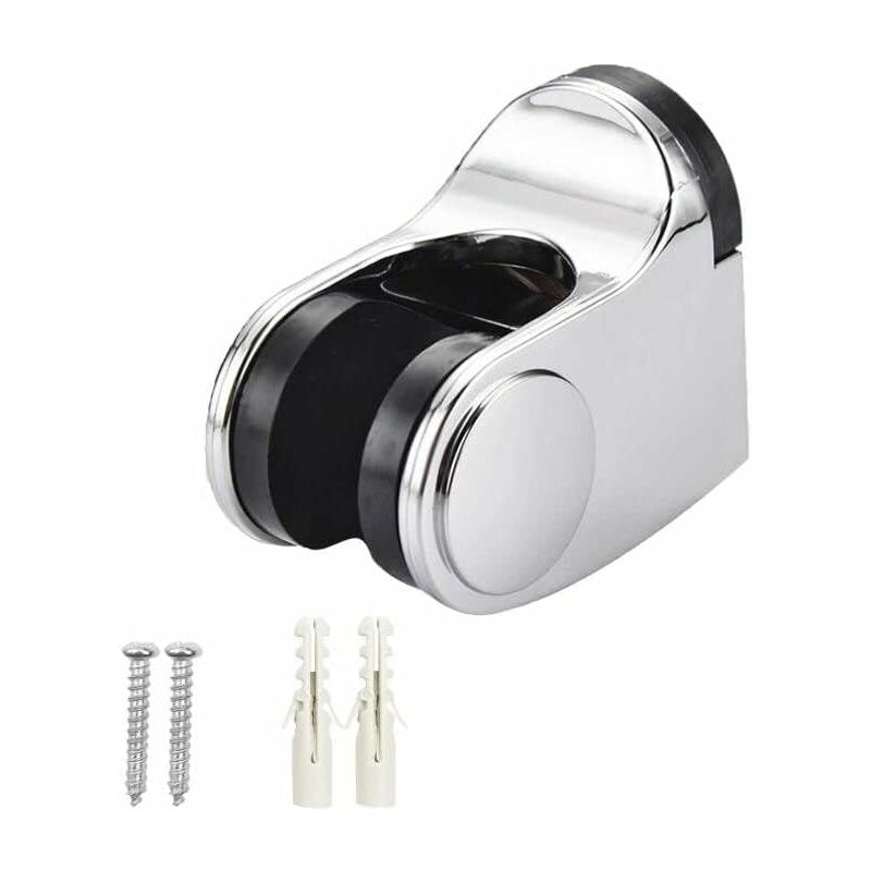 Support Douche Remplaçable Support de Pommeau de Douche Sans Percage Chromé  Métal Support Douche à Main 20-29MM pour Douche à Main Argent : :  Bricolage