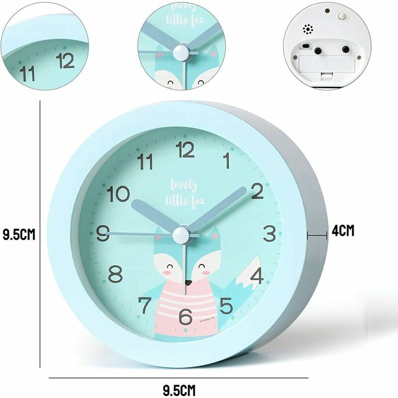 Réveil analogique d'apprentissage pour enfants, horloge pour enfants, temps  d'apprentissage, chambre, décoration murale, enfants, adolescents, garçons,  filles - AliExpress