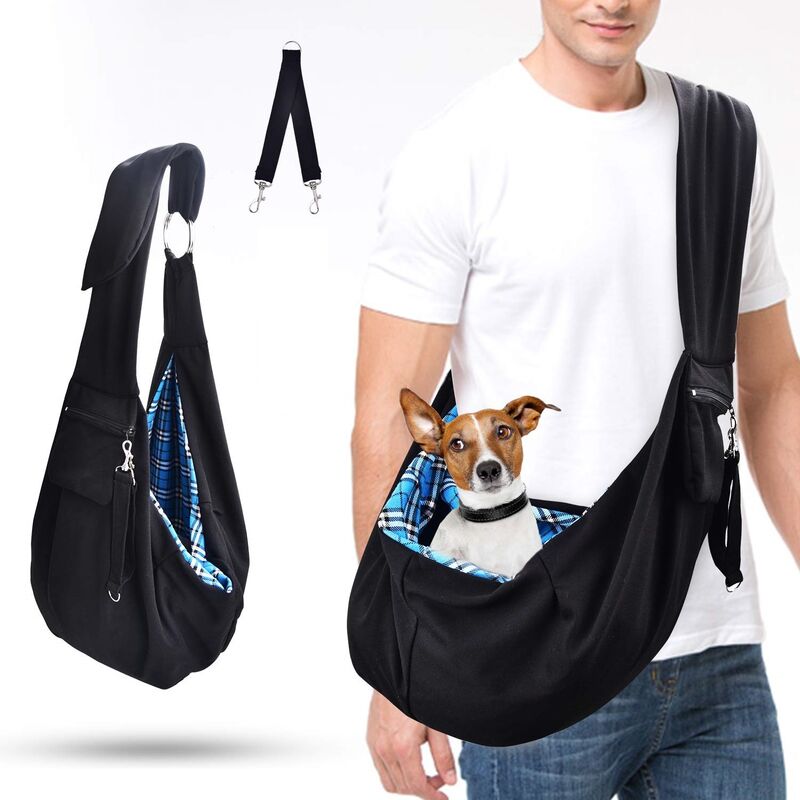 Porte-Chiot, Écharpe en Maille Respirante pour Chien, Sangle Réglable,  Porte-Chien Souple, Durable, Mains Libres, Porte-Voyage, Étanche, pour  Chiens