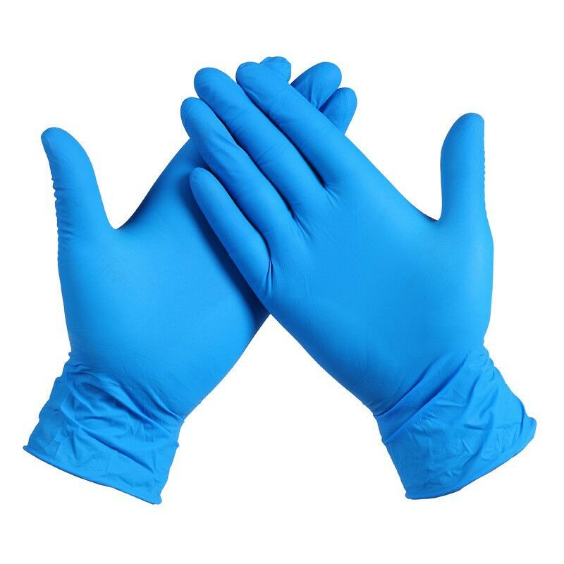 Lot de 200 gants en nitrile M sans poudre, sans latex, hypoallergéniques,  certifiés CE conforme à la norme EN455 Gants alimentaires jetables (taille