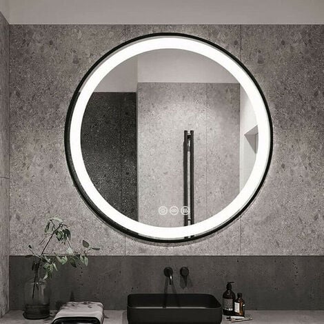 LAMPE AVEC LED RONDE DE 40CM À LUMIÈRE FROIDE POUR MIROIR