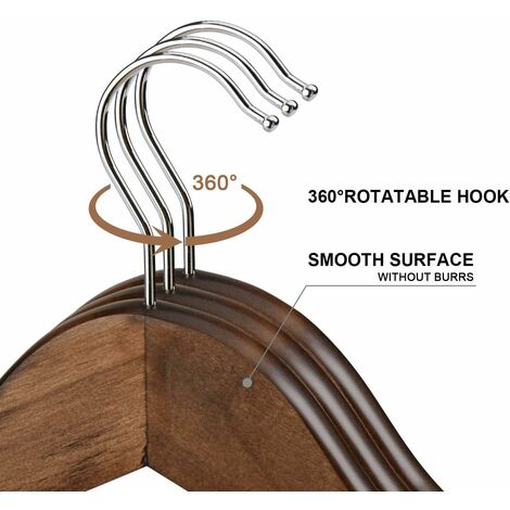 20 Cintres En Métal Antidérapants Très Résistants - Design Peu