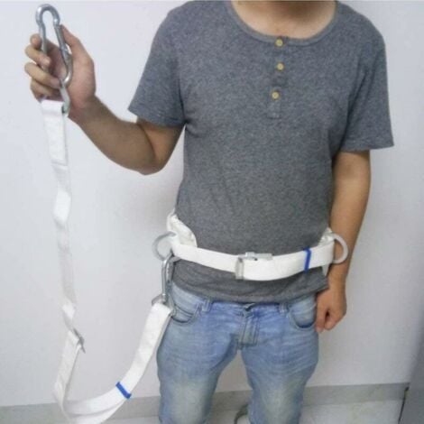 Ceinture de sécurité avec longe réglable, équipement de protection pour harnais de construction pour grimper aux arbres, kit antichute de protection personnelle 1pc