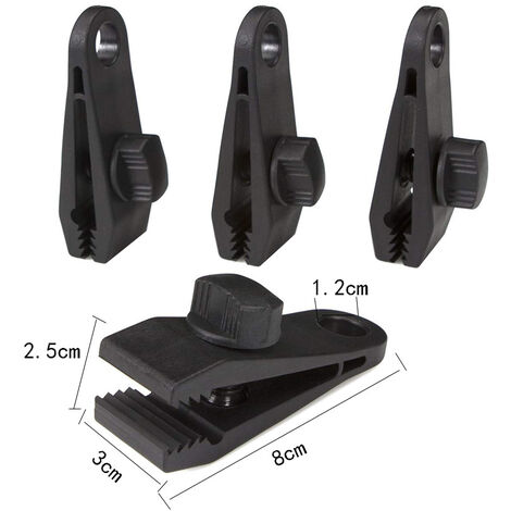 Lot De 20 Clips De Fixation Pour Bâche De Serre - 32 Mm - Forte Tenue Pour Tuyaux Et Tunnels