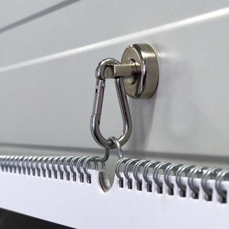 Fermoirs Magnétiques En Argent 925 Double Mousqueton