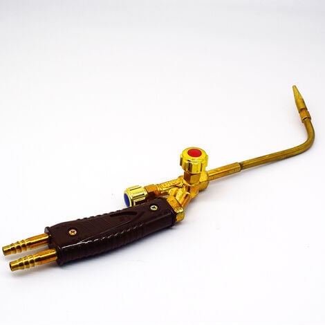 Chalumeau Torche de Soudage Oxi-Acétylène Oxypropane Soudeur à Air Résistant à la Chaleur pour Soudure à Injection (H01-6) 39cm