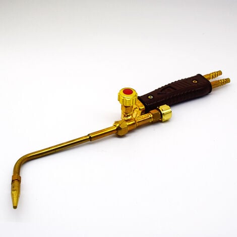 Chalumeau Torche de Soudage Oxi-Acétylène Oxypropane Soudeur à Air Résistant à la Chaleur pour Soudure à Injection (H01-6) 39cm