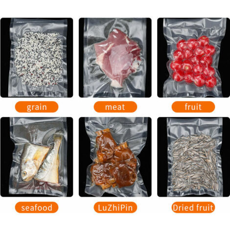 Machine Sous Vide Alimentaire, Appareil de Mise Sous Vide la Cuisine et la Conservation, pour Aliments, Viandes, Légumes, Fruits Inclus 10 Sac Sous Vide
