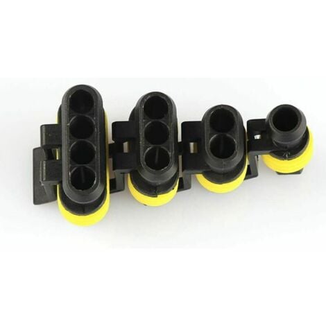 Lot de 352 connecteurs électriques étanches pour voiture, 1, 2, 3 ou 4 broches, assortiment de bornes pour moto, voiture, scooter, camion, bateau，Superma