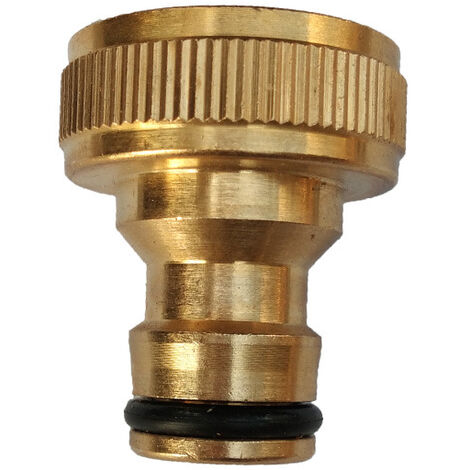 2 Pièces Connecteur De Robinet De Jardin,3/4 Pouces Tuyau Robinet mitigeur Connecteur Adaptateur Connecteurs de Tuyau d'arrosage Adapté Au Robinet De Tuyau d'Arrosage (Dents intérieures)