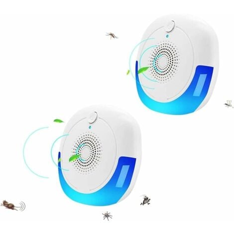 Répulsif à ultrasons portable avec batterie électronique anti-moustique  souris araignée cafard