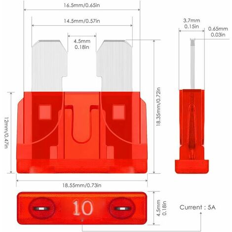 150pcs Mini Fusible Voiture +150pcs Fusibles Voiture Moyenne - 11 Spécifications Fusible Auto: 2A 3A 5A 7.5A 10A 15A 20A 25A 30A 35A 40A, Avec un Petit Clip pour Fusible de Rechange