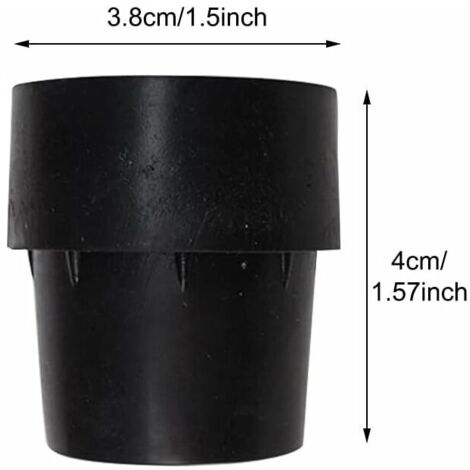 Embout Pour Pied Lot De 6 Embouts En Caoutchouc Pour Pieds Et Tubes De 22 Mm 506 M 1028909