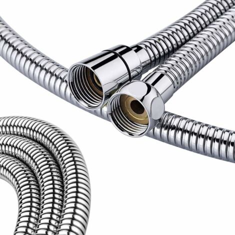 Flexible de douche, flexible de douche 1,5 M, argent
