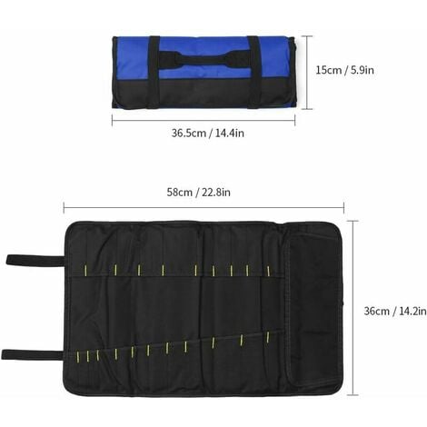 1 Paquet Sac À Outils Enroulable Pochette À Outils En Tissu - Temu