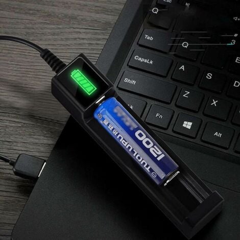 2 pièces chargeur de batterie universel chargeur de batterie intelligent mini chargeur de batterie rechargeable multifonction