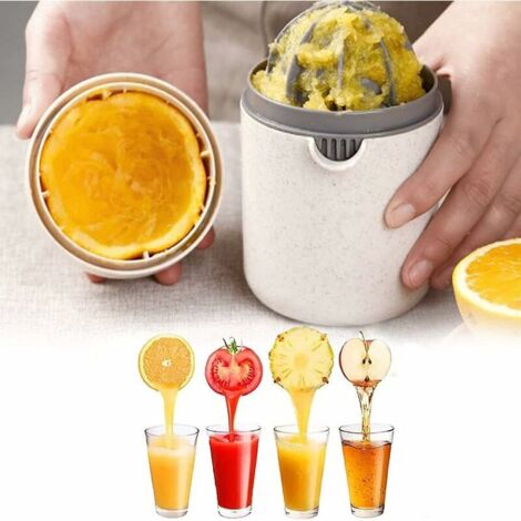 Presse-agrumes Manuel En Alliage De Zinc Chromé - Design Ergonomique, Grand Bol - Pour Oranges, Citrons, Limes - Facile à Nettoyer - 10