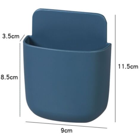 Pack De 2 Supports Muraux Pour Télécommandes - Adhésif Et Vis Inclus, Idéal Pour TV, Clim Et Petits Objets