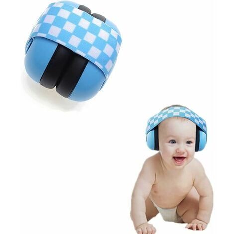 bébé Cache-oreilles Casque Anti Bruit Enfant protection auditive bébé Casque  Pliable Réglable Confortable protection bruit