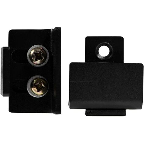 Lot de 6 guides hauts en T Omega pour porte coulissante de placard