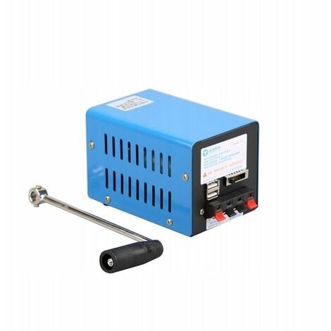 Generateur Electrique, Générateur de charge à manivelle de charge USB haute  puissance portable pour alimenter le dynamotor de secours pour le camping  en plein air de survie