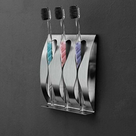 Porte-brosse à dents vintage Art déco en céramique, France