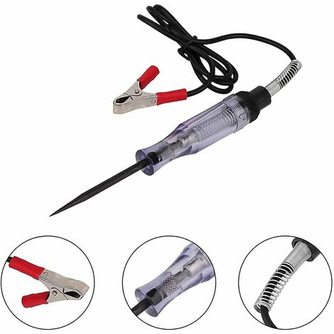 Stylo testeur de tension, Stylo de Test Électrique ​6V 24V DC Testeur de Circuit Stylo de Test Électrique Tension éLectrique Stylo Test ÉLectrique Automatique