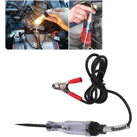 Stylo testeur de tension, Stylo de Test Électrique ​6V 24V DC Testeur de Circuit Stylo de Test Électrique Tension éLectrique Stylo Test ÉLectrique Automatique