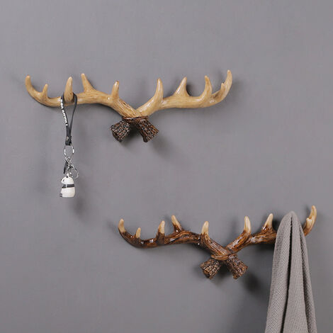 Décoration Murale Tête De Cerf En Polyrésine - Plusieurs Tailles Et Couleurs (blanc, Bronze, Noir, Argent)