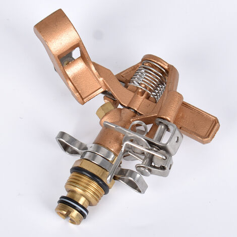Asperseur à Secteur Métal Boutté - Arrosage Pelouse Grande Surface | Réglage 0-360° Et Jet Réglable