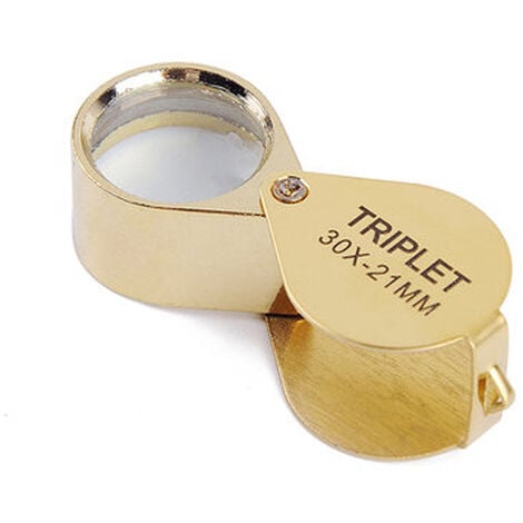 Bijoutier Eye Loupe Verre Loupe X Loupe Avec Bo Tier X Loupe De Poche Pliable En Verre Loupe