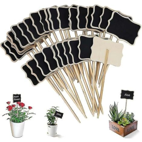 Tiquettes De Plantes Tiquettes De Marqueurs De Jardin De Type T Pcs Plante De Tableau En Bois